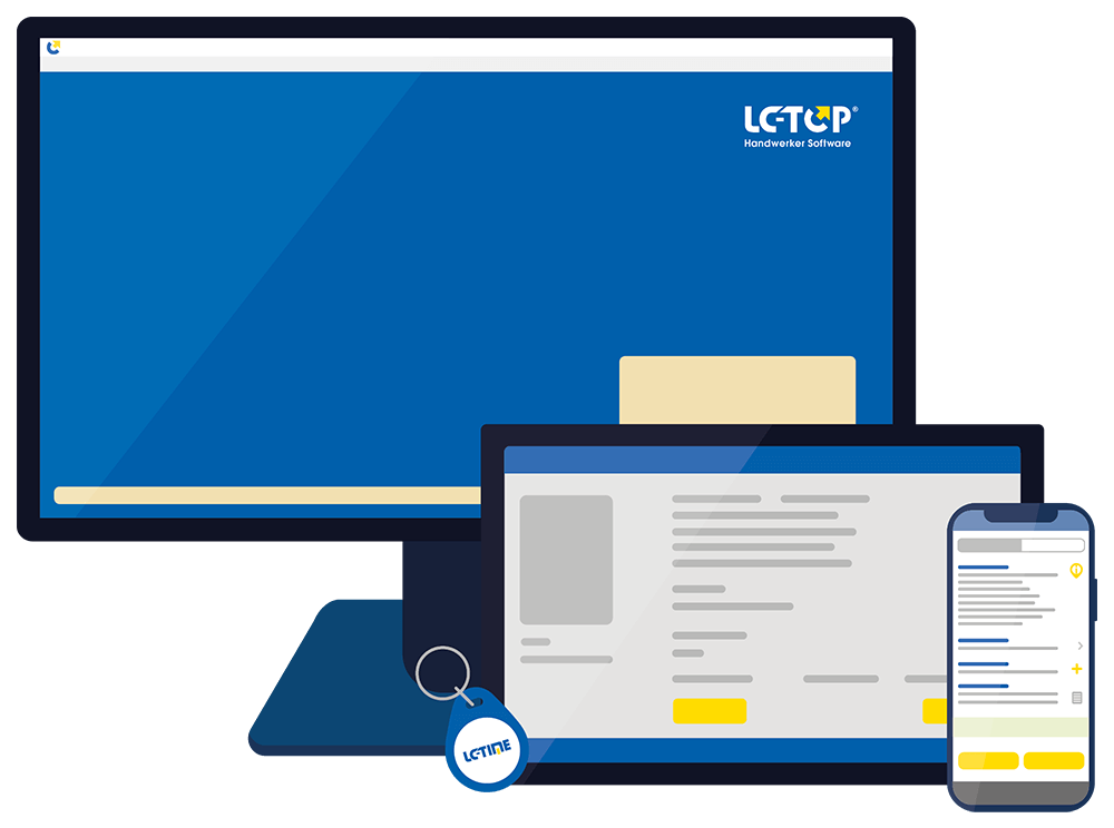 LC-TIME Handwerkersoftware Zeit Erfassung