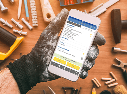 LC-TIME auf Smartphone